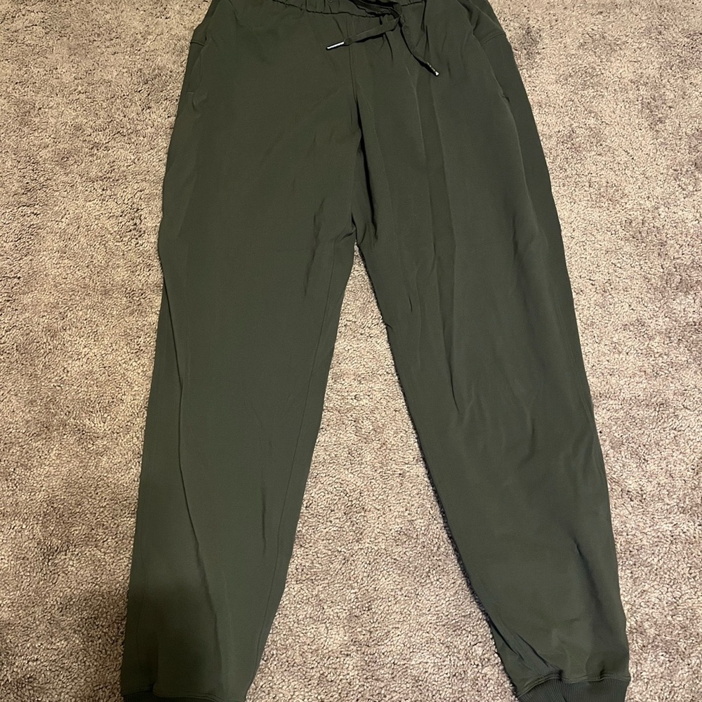 lululemon athletica Olive Green Track Joggers